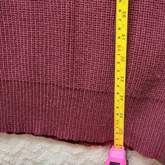 𝅺NWT WINE CABLE KNIT DRESS BY DEX - Picture 8 of 10